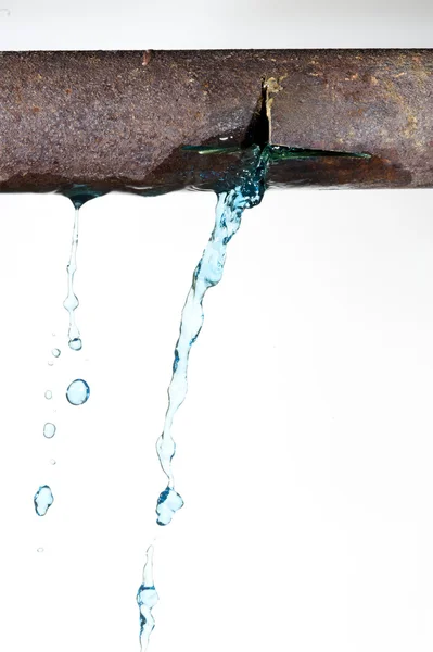 Vatten röret i vågade — Stockfoto