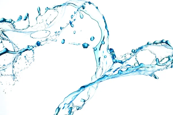 Stänk blå färskvatten — Stockfoto