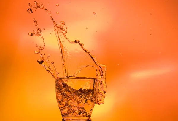 stock image Splashing whisky