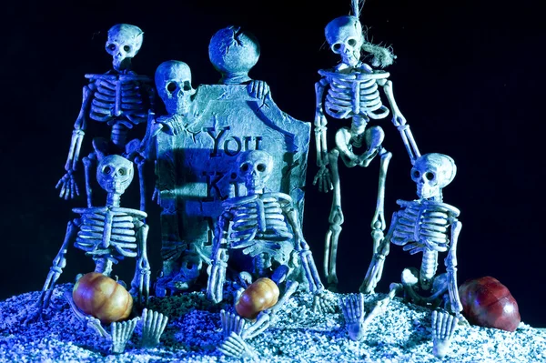 stock image Halloween skeleton