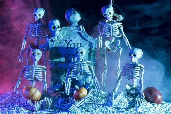 stock image Halloween skeleton