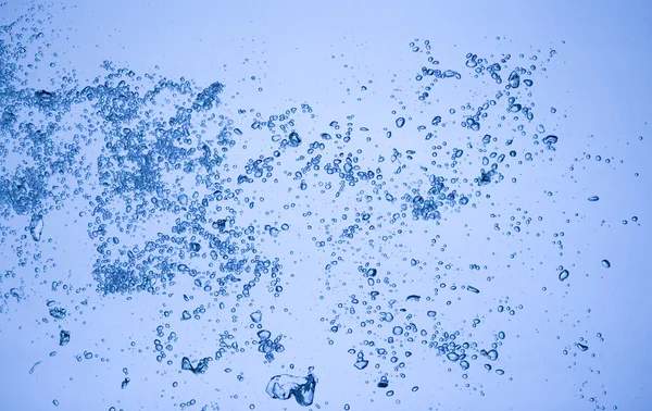Bulles d'eau bleues — Photo