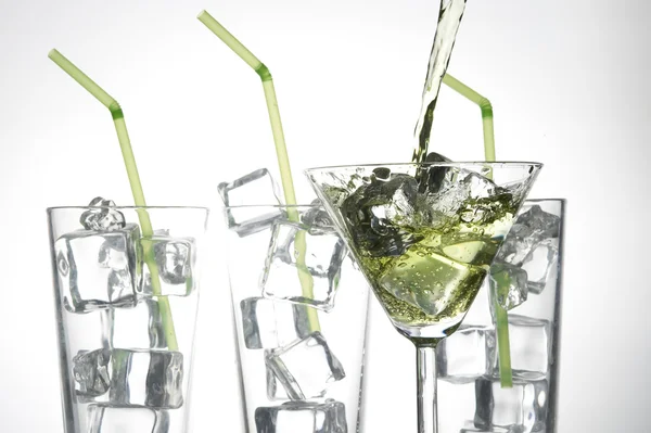 Green cocktail — Stock Photo, Image