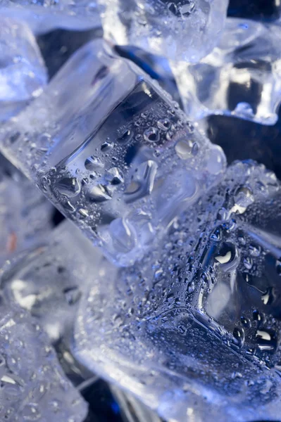 Fundo com gelo azul — Fotografia de Stock