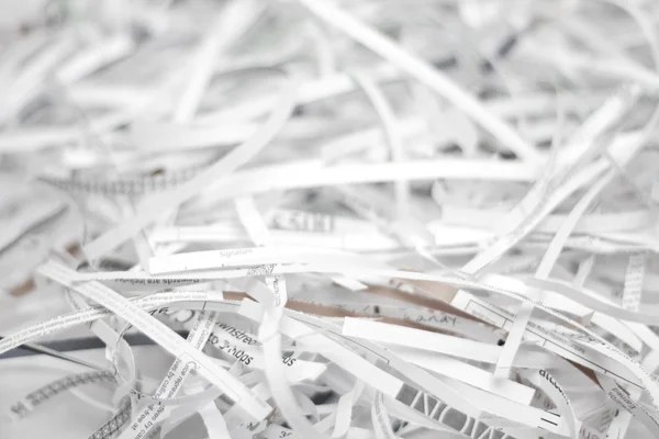 Shredder snijden papier — Stockfoto