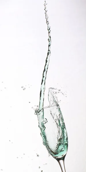Salpicos de champanhe fresco — Fotografia de Stock