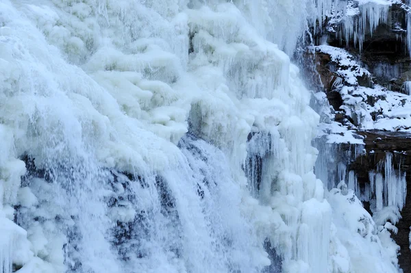 stock image Waterfall on the winret time