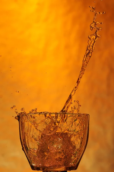 Брызги виски — стоковое фото