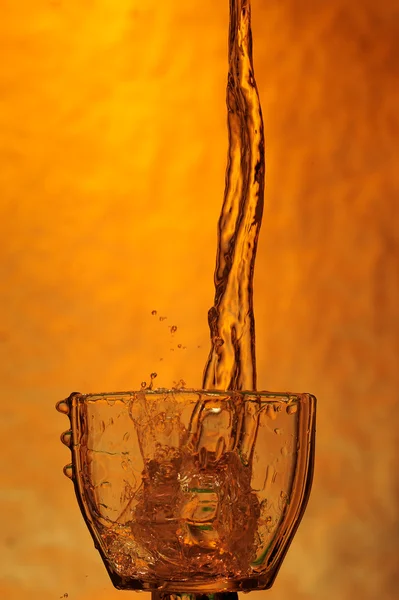 stock image Splashing whisky