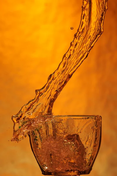 stock image Splashing whisky