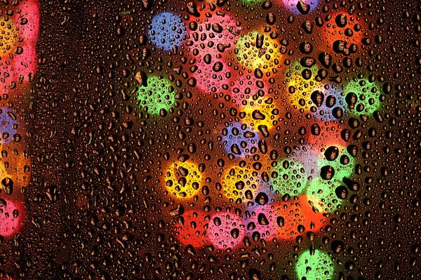 Colore di sfondo con goccia d'acqua — Foto Stock