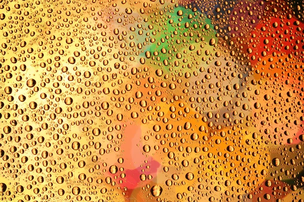 Fondo de color con gota de agua — Foto de Stock