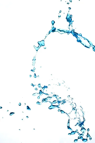 Salpicar agua azul fresca —  Fotos de Stock