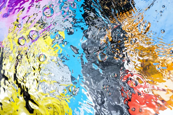 色のついた水表面 — ストック写真