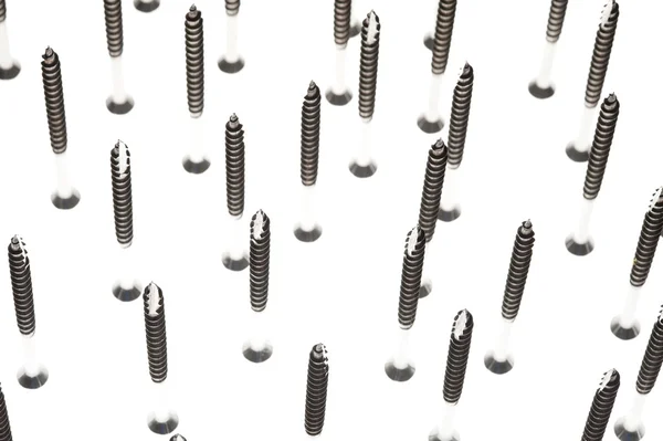 Metal screws — Stock Photo, Image