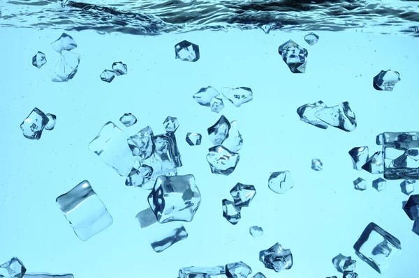 Gelo e água — Fotografia de Stock