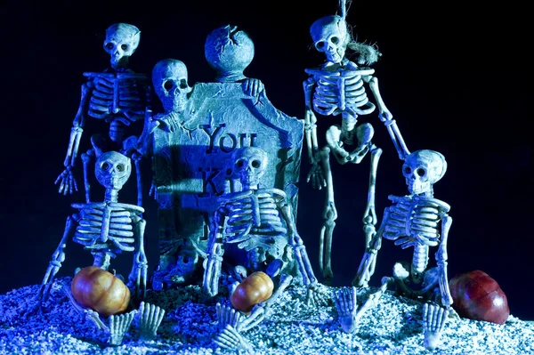 stock image Halloween skeleton