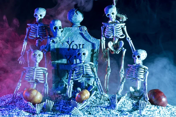 Esqueleto de Halloween — Fotografia de Stock