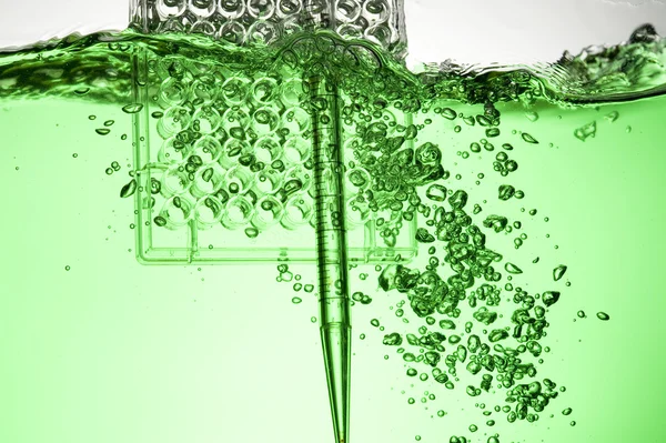 Chemisches Reagenzglas — Stockfoto