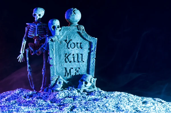 Halloween csontváz — Stock Fotó