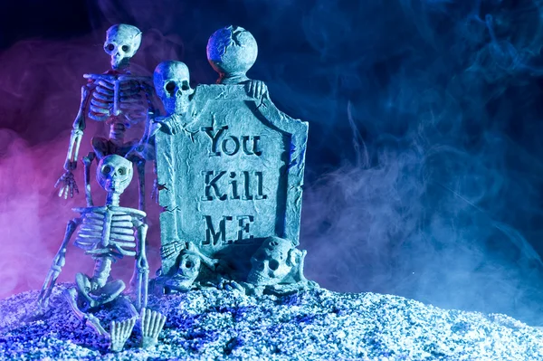 Halloween csontváz — Stock Fotó