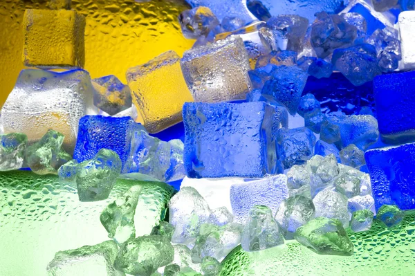 컬러 얼음 — 스톡 사진