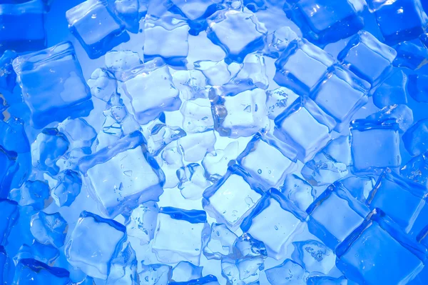 Gelo azul — Fotografia de Stock