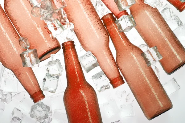 Red bottles — Stock Photo, Image