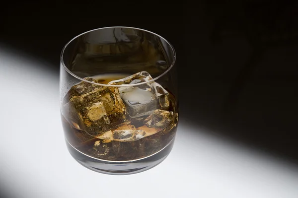 Whisky with ice — Stock Photo, Image