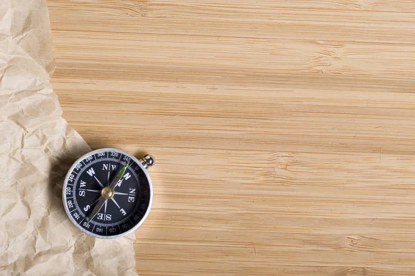Paper and compass — Stock Photo, Image