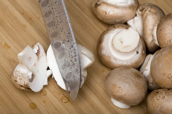 Stock image Cut mushroom