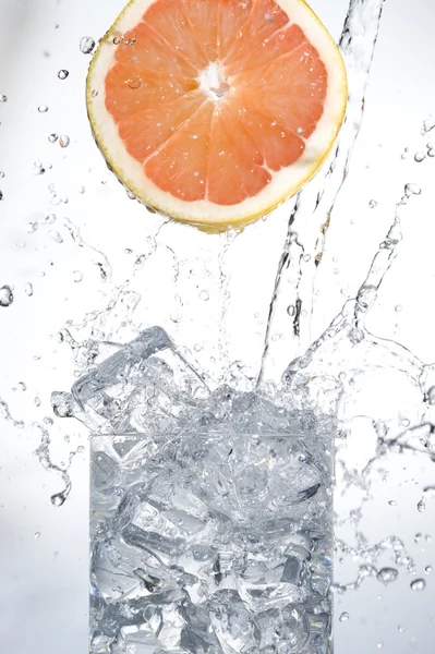 橙色与水 — 图库照片