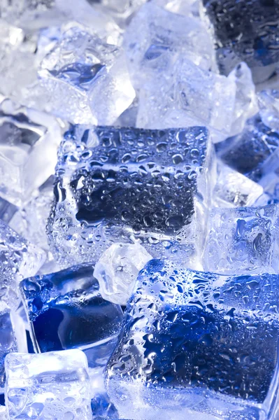 Blauw ijs — Stockfoto