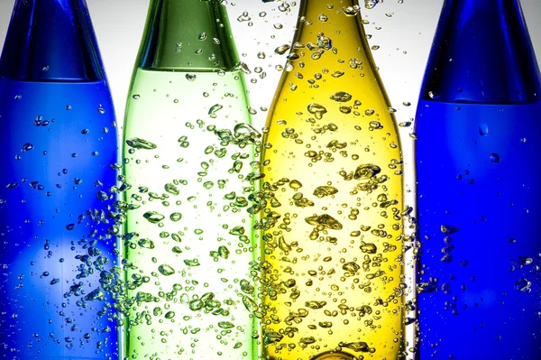 Background with bottle — Stock Photo, Image