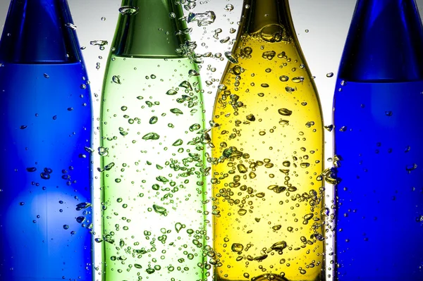 Background with bottle — Stock Photo, Image