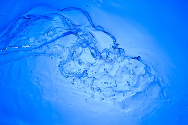 Blauwe bubbels Stockfoto