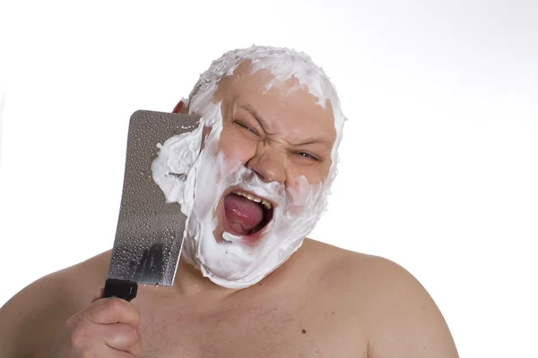 Männer rasieren — Stockfoto