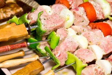 ham brochettes