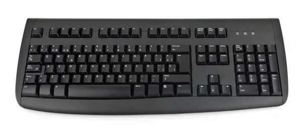Чёрная клавиатура — стоковое фото