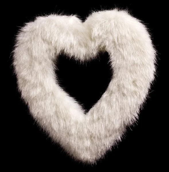 Λευκή καρδιά — Φωτογραφία Αρχείου