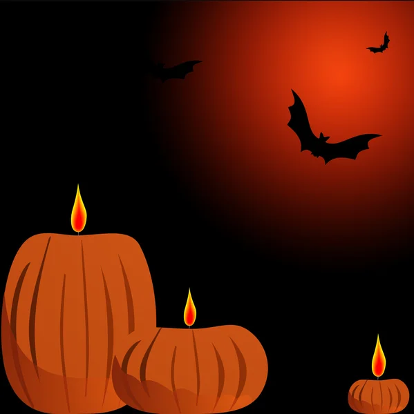 Scène Halloween — Image vectorielle