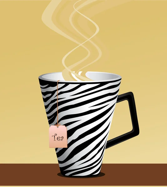 Mug Tea — Stock Vector