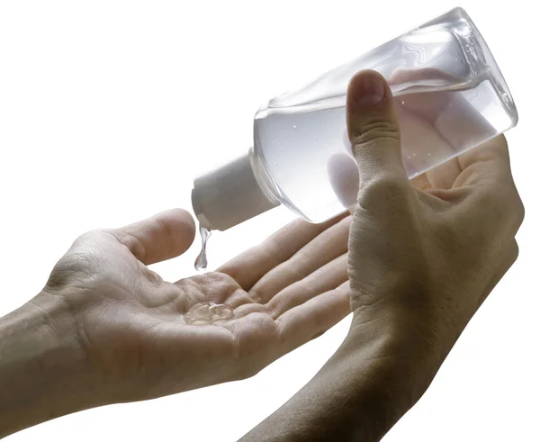Limpeza das mãos — Fotografia de Stock