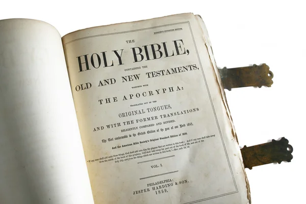 Gamla Bibeln — Stockfoto