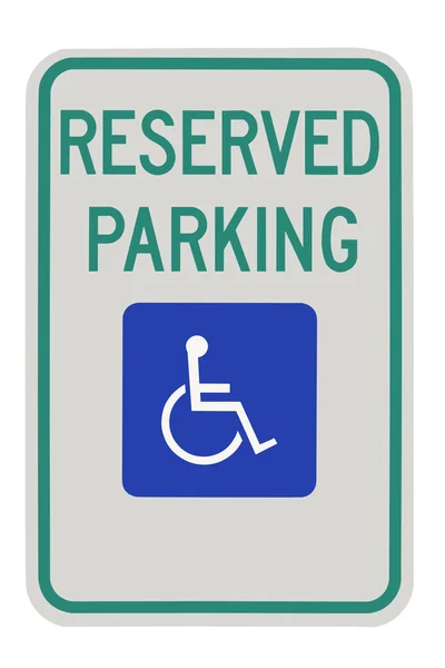 stock image Handicap parking sign