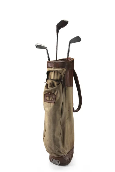 Golf klubbor väska Stockbild