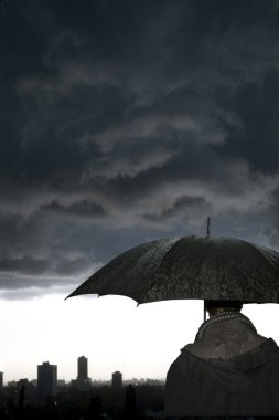 Umbrella-Storm clipart