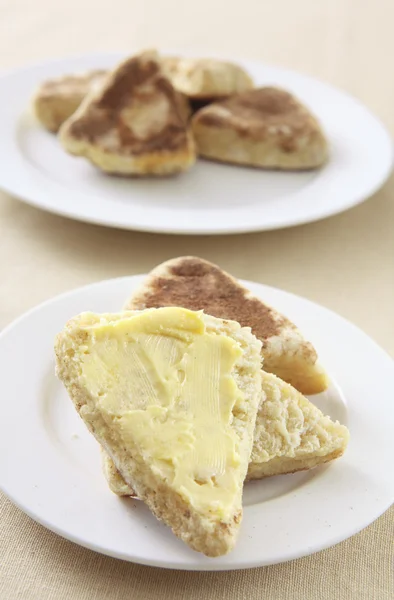 Масло-булочная булочка — стоковое фото