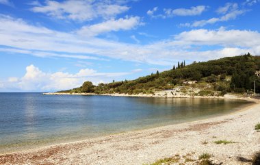 Kassiopi main beach clipart