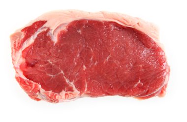 Veal sirloin steak isolated clipart